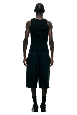 WIDE RIB TANKTOP BLACK