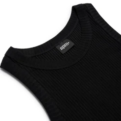 WIDE RIB TANKTOP BLACK