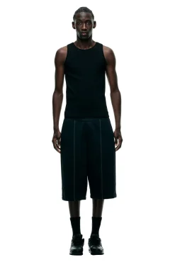 WIDE RIB TANKTOP BLACK