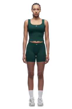 WMNS BOXER SHORTS EVERGREEN