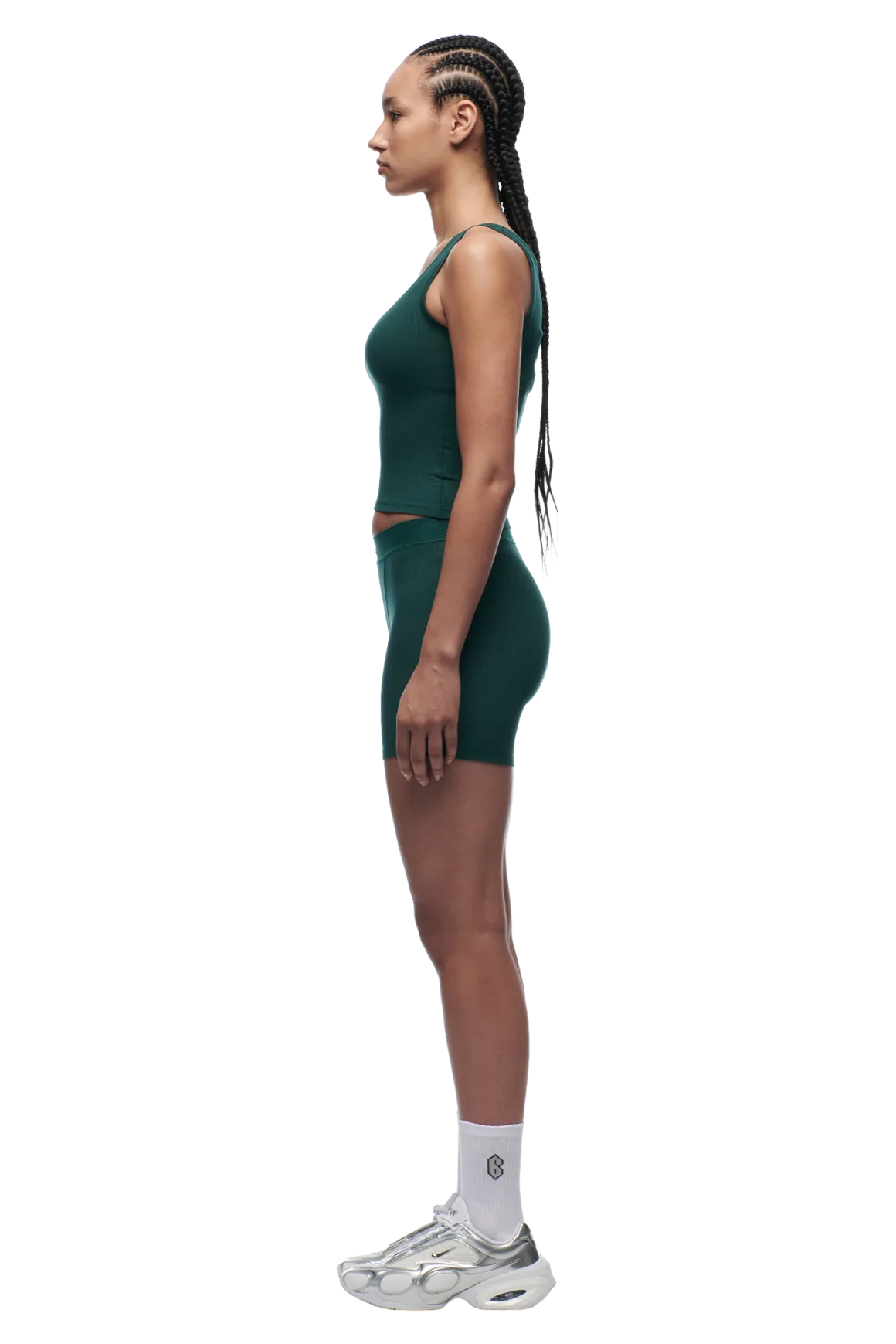 WMNS BOXER SHORTS EVERGREEN