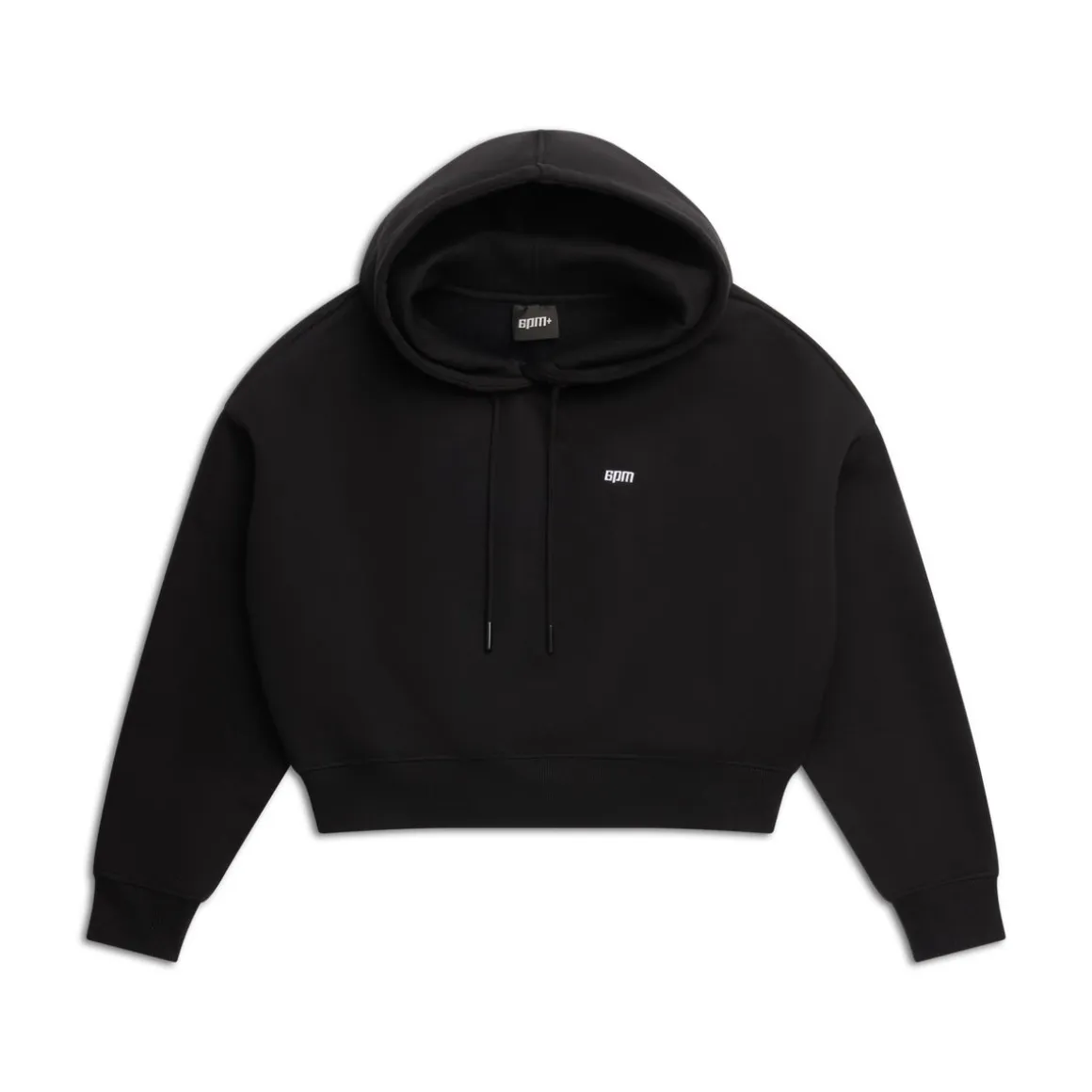 WMNS CROPPED HOODIE BLACK