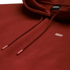WMNS CROPPED HOODIE WINE RED