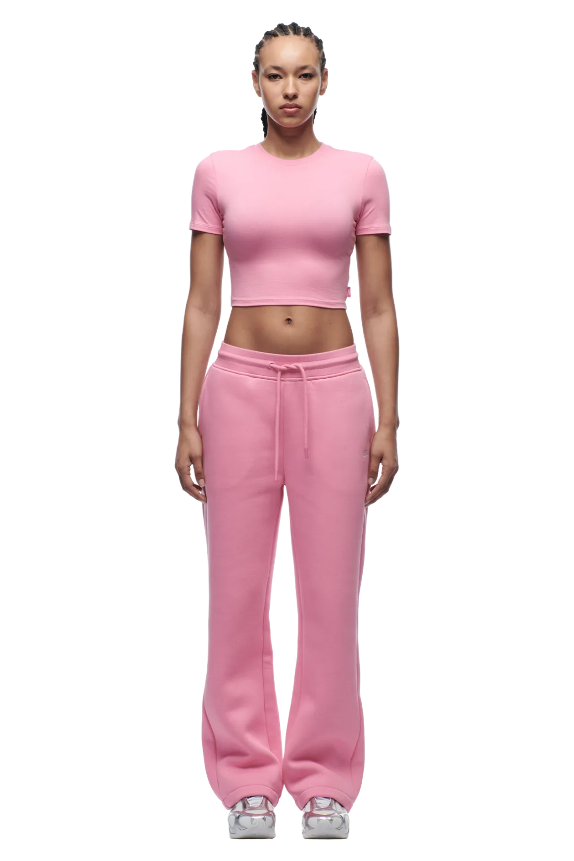 WMNS CROPPED T-SHIRT BUBBLEGLOW