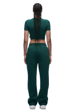 WMNS CROPPED T-SHIRT EVERGREEN