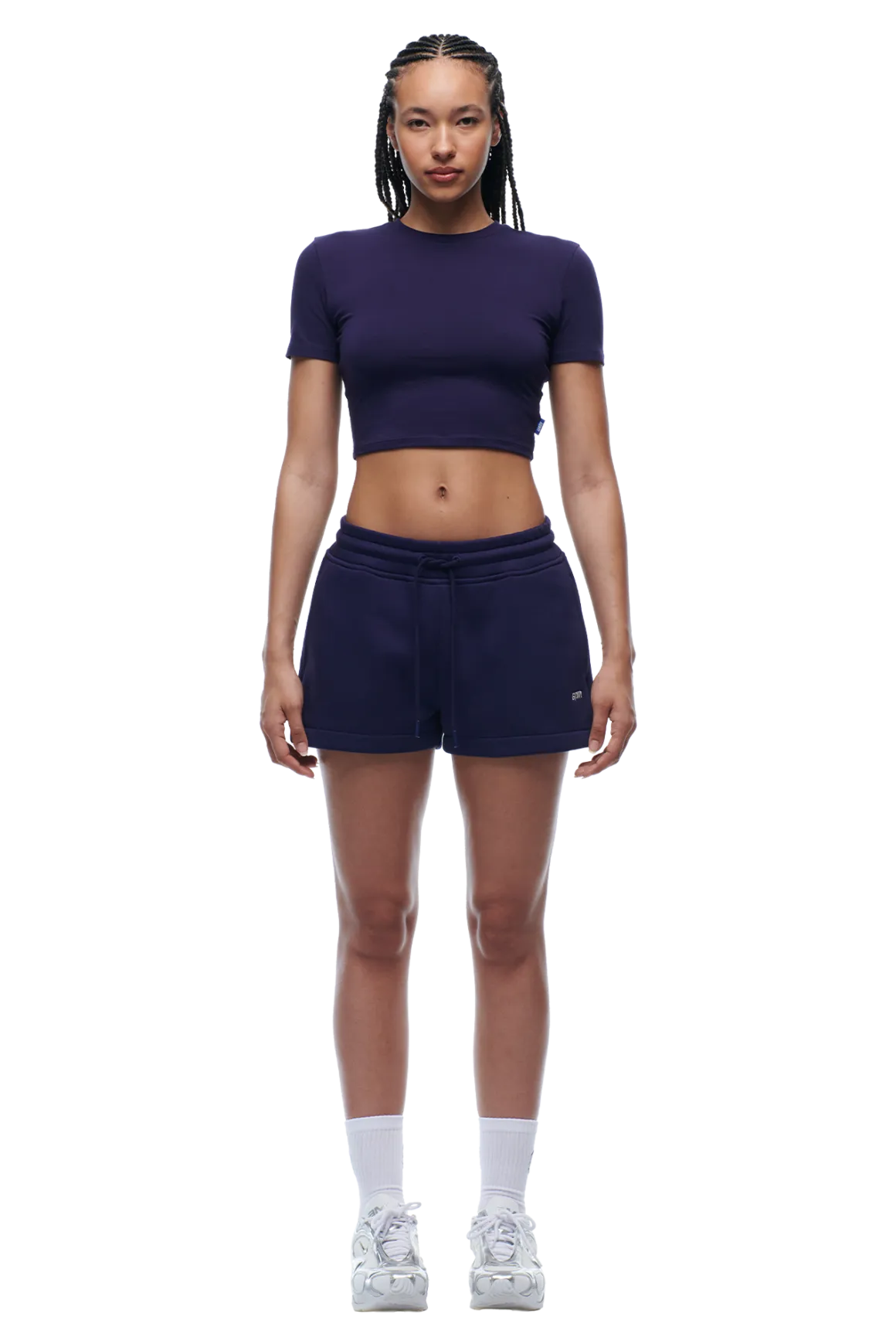 WMNS CROPPED T-SHIRT ORBIT BLUE