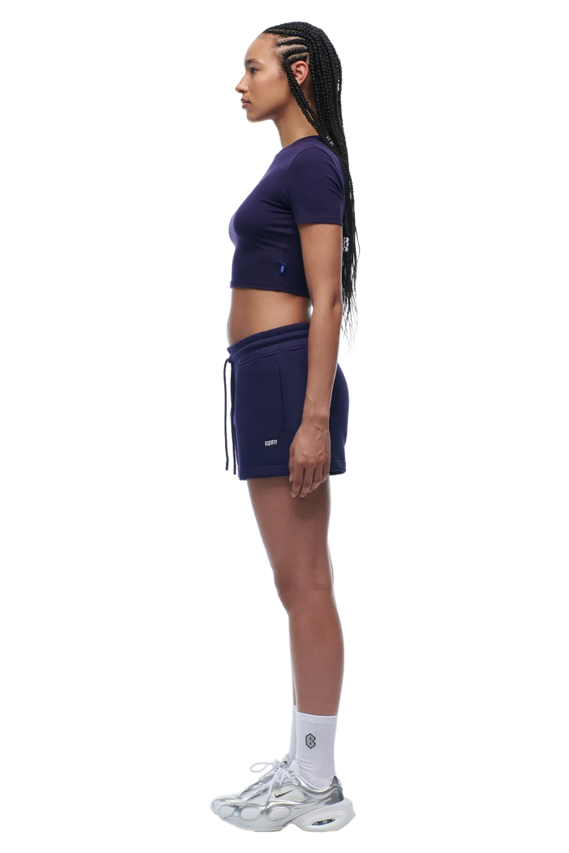 WMNS CROPPED T-SHIRT ORBIT BLUE