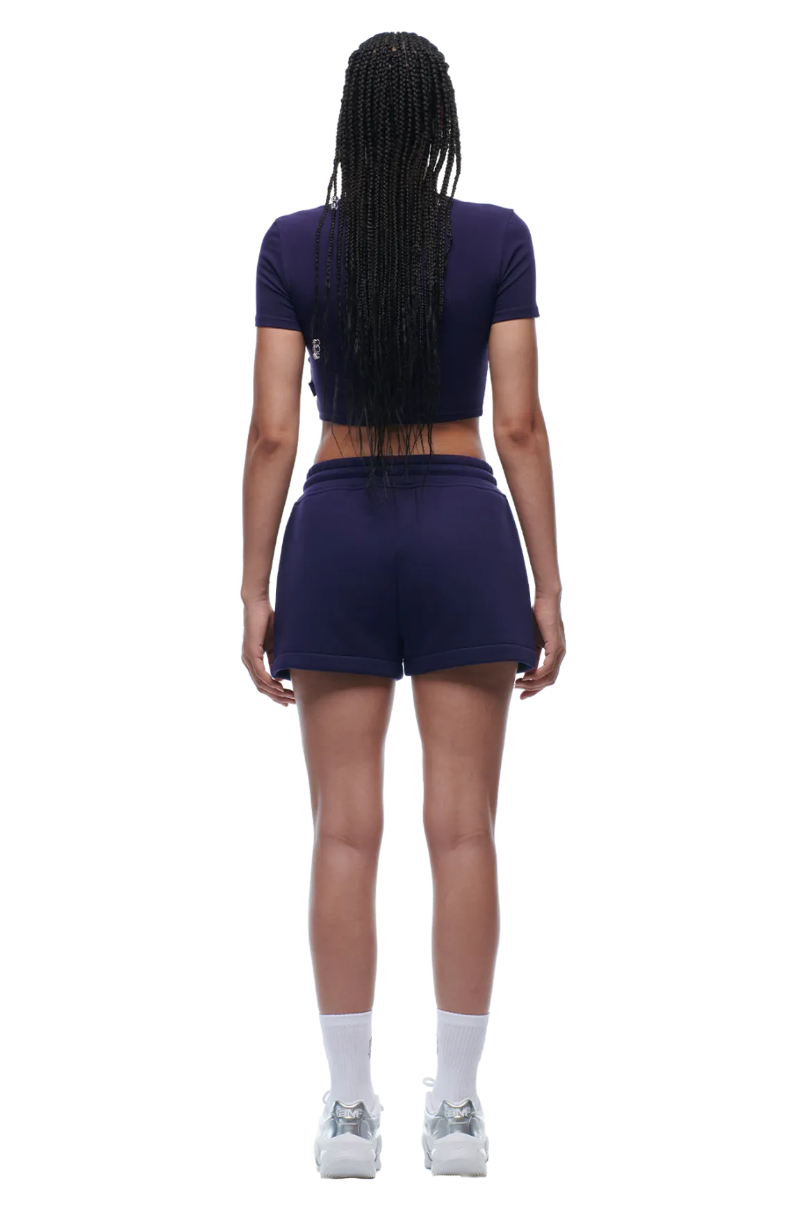 WMNS CROPPED T-SHIRT ORBIT BLUE
