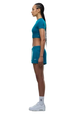 WMNS CROPPED T-SHIRT TEAL