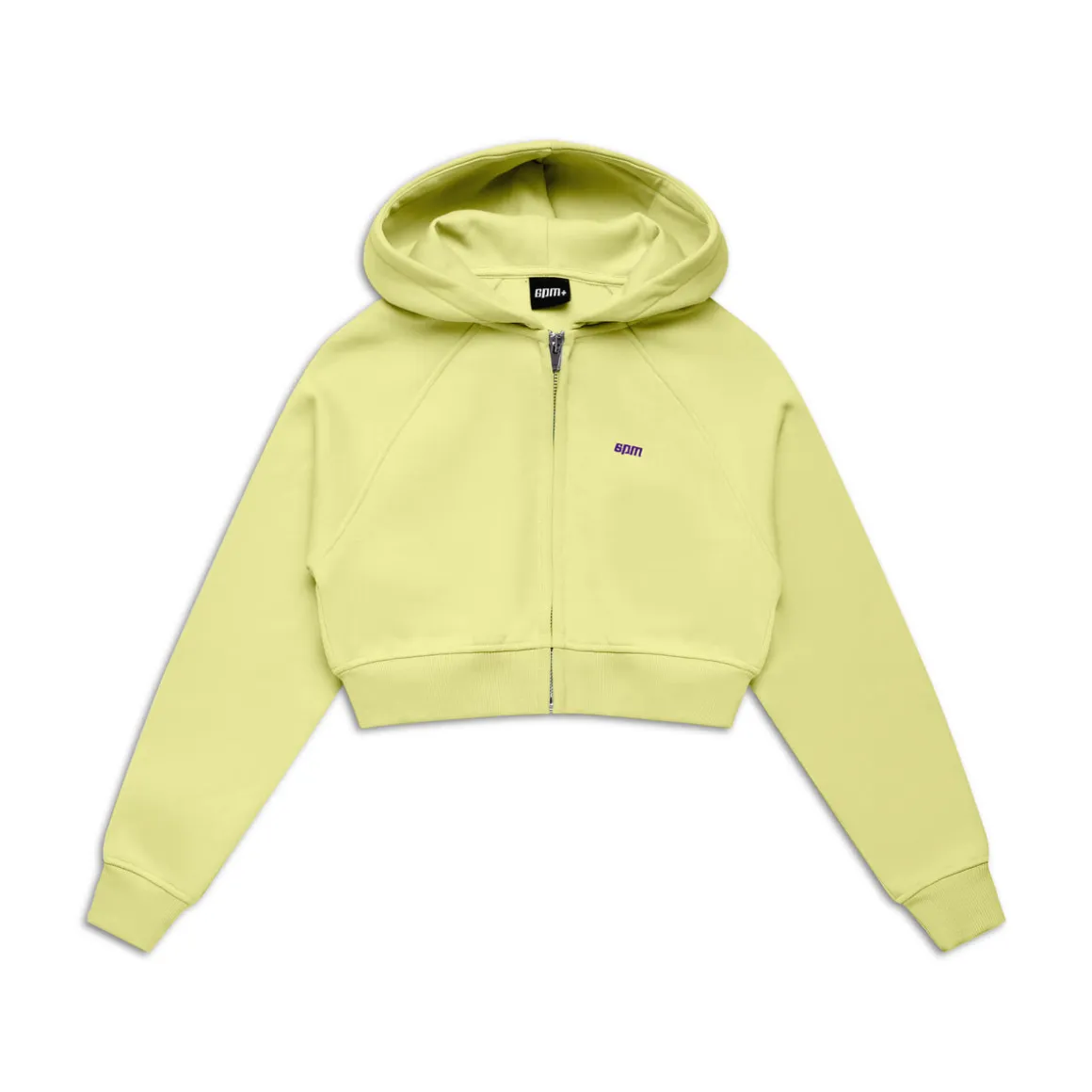 WMNS CROPPED ZIP HOODIE BUTTERCREAM