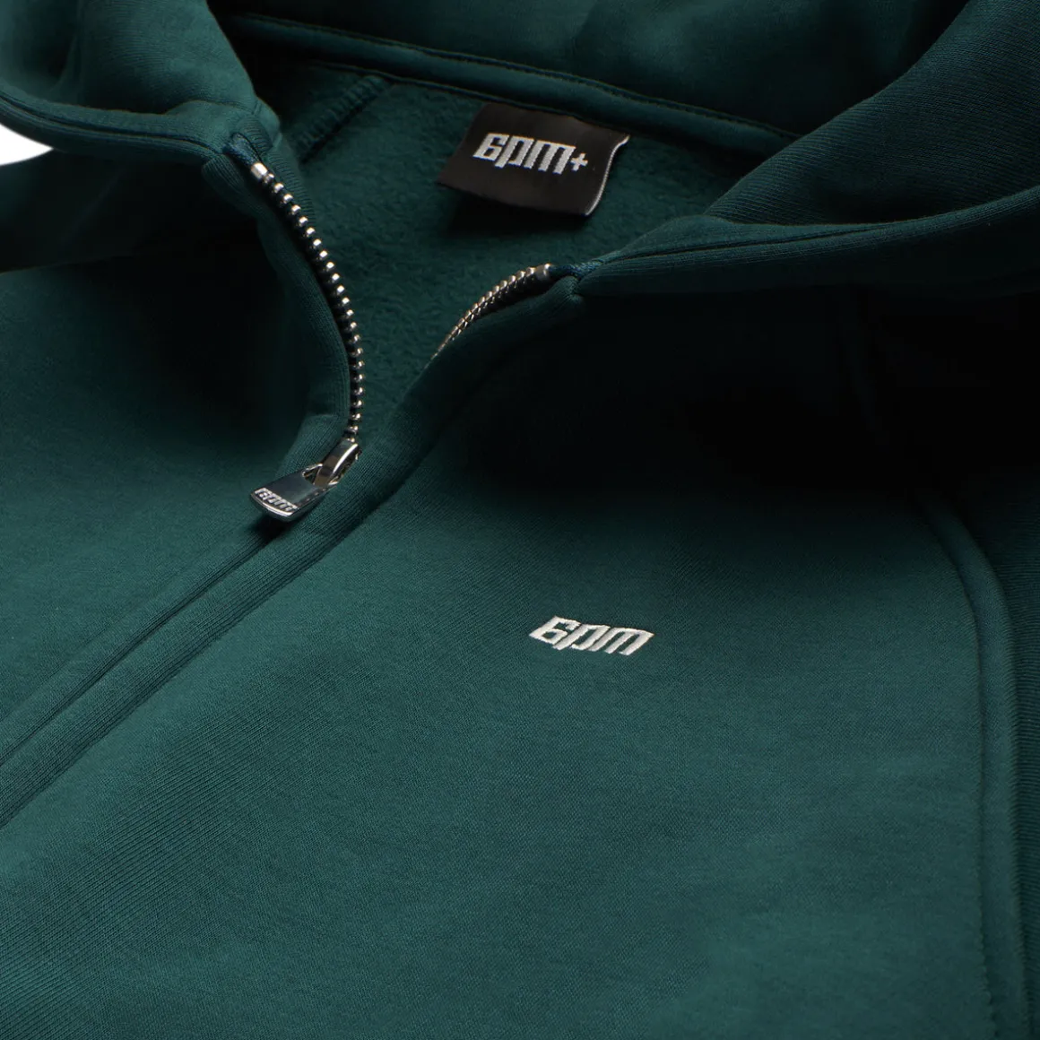 WMNS CROPPED ZIP HOODIE EVERGREEN