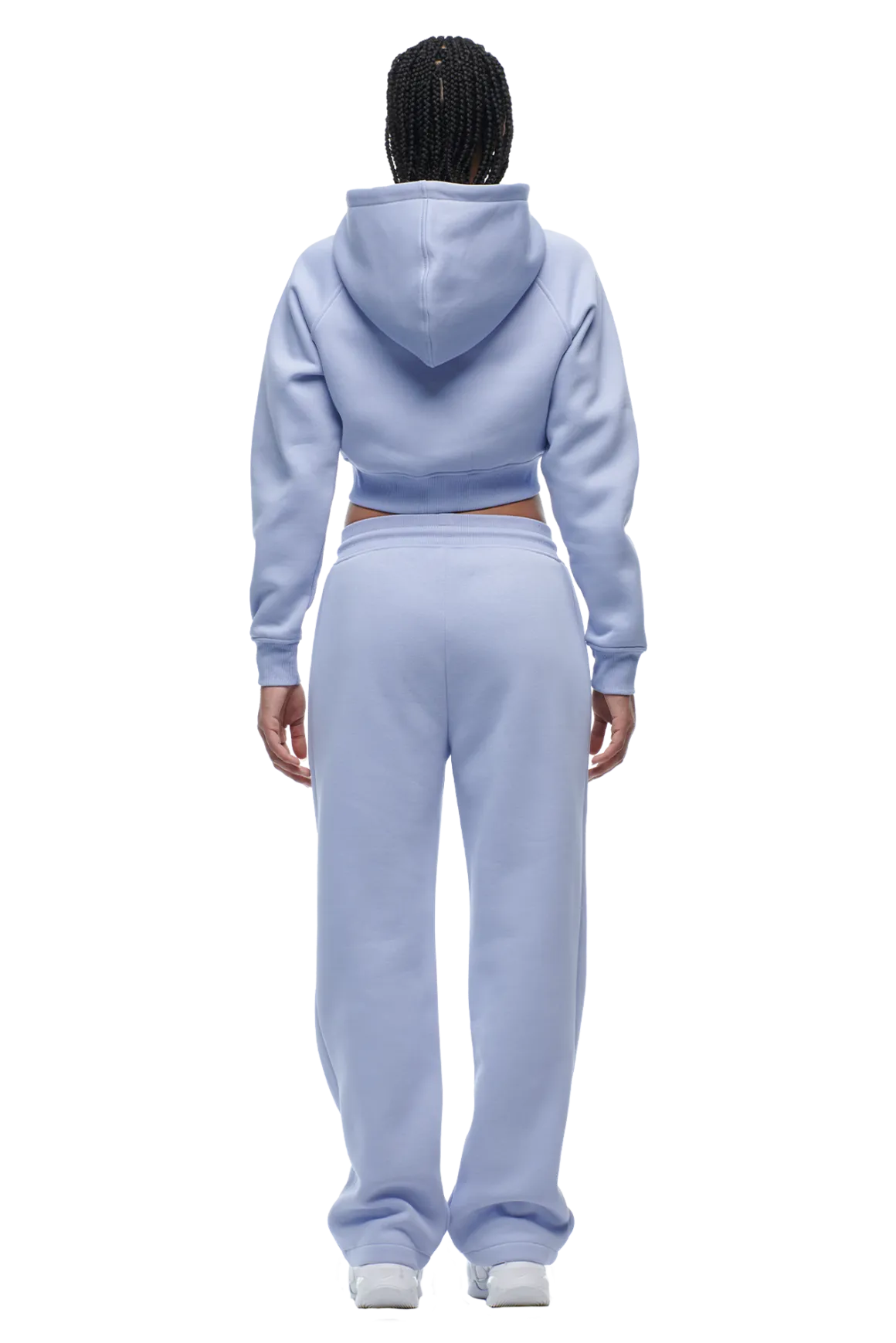 WMNS CROPPED ZIP HOODIE SOFT VIOLET