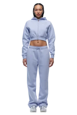 WMNS CROPPED ZIP HOODIE SOFT VIOLET