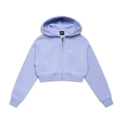 WMNS CROPPED ZIP HOODIE SOFT VIOLET