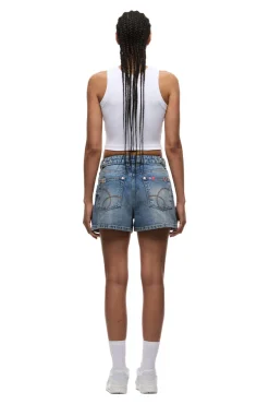 WMNS DENIM SHORTS MEDIUM BLUE DENIM