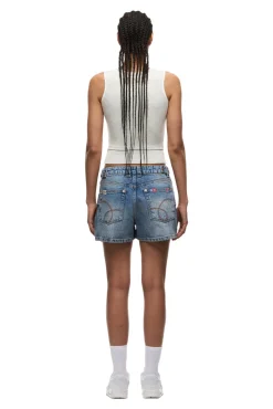 WMNS DOUBLE LAYER TANKTOP LIGHT GREY MELANGE