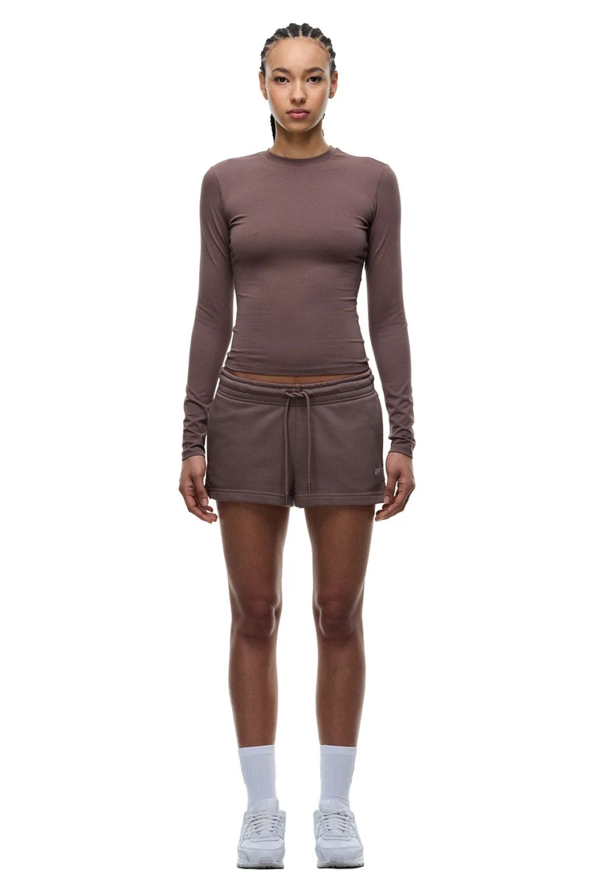 WMNS LONGSLEEVE STONE BROWN