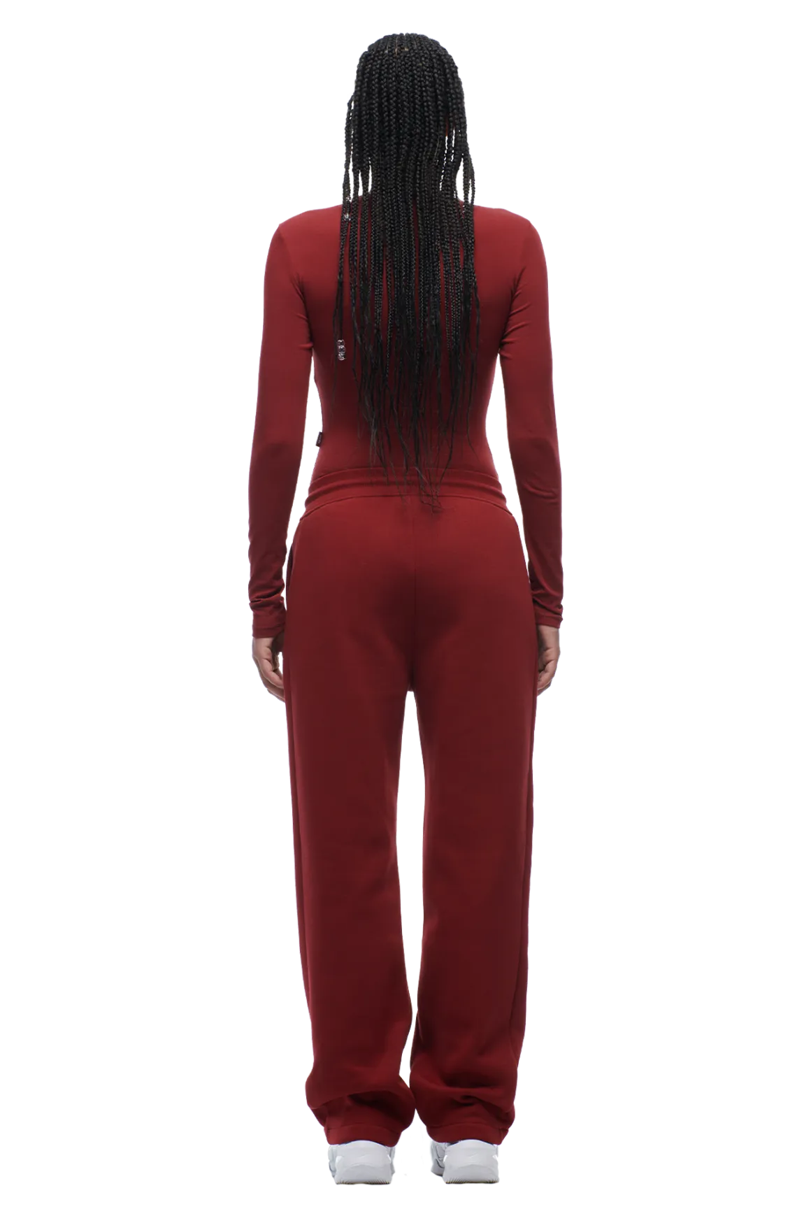 WMNS LONGSLEEVE WINE RED