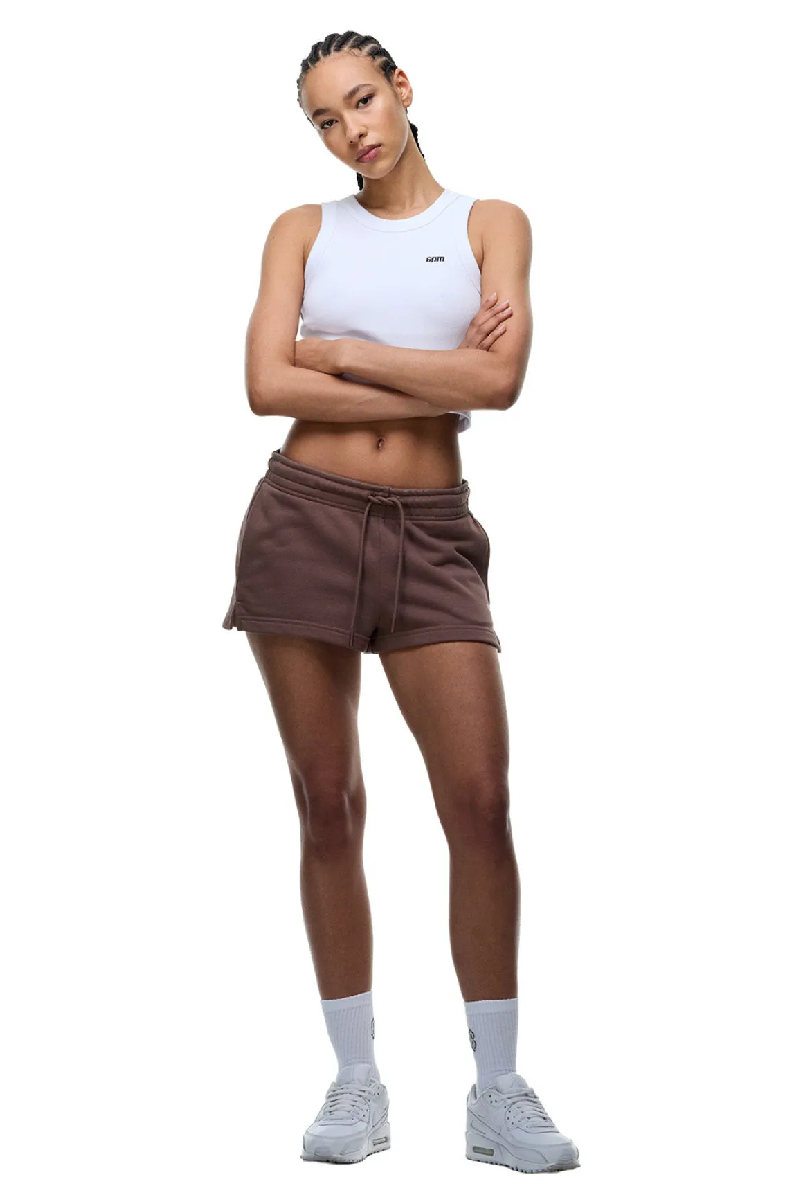 WMNS SHORTS STONE BROWN