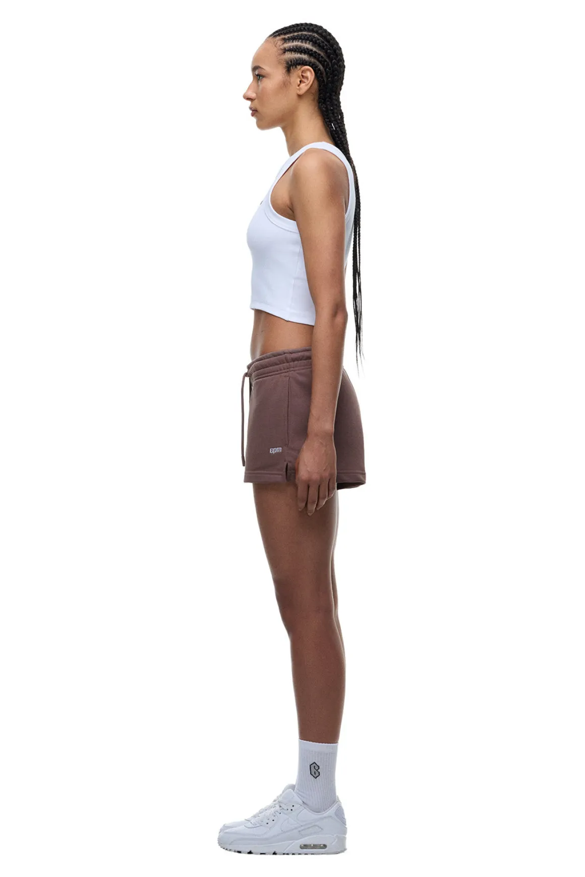 WMNS SHORTS STONE BROWN