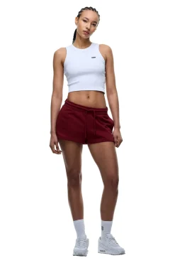 WMNS SHORTS WINE RED