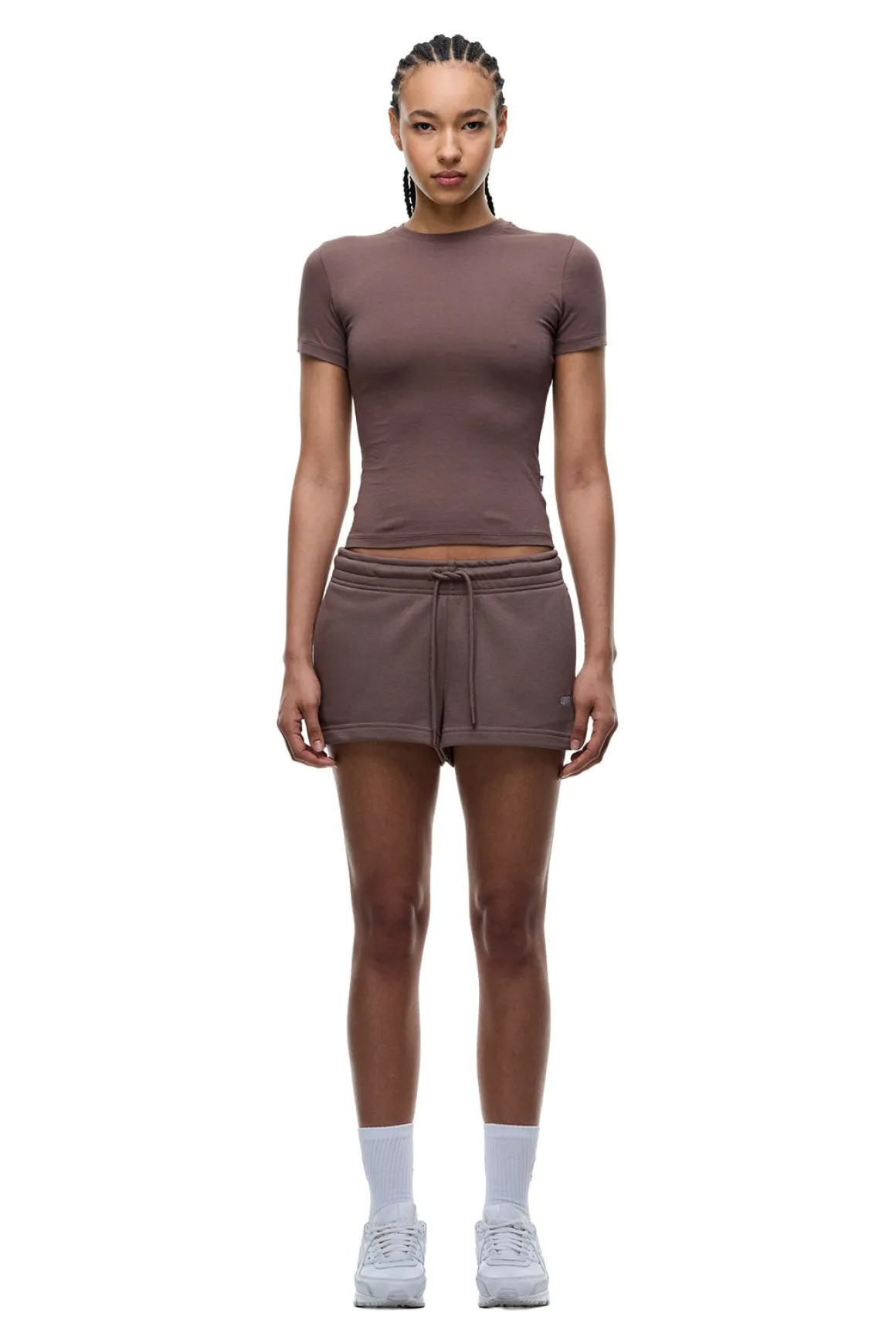 WMNS T-SHIRT STONE BROWN