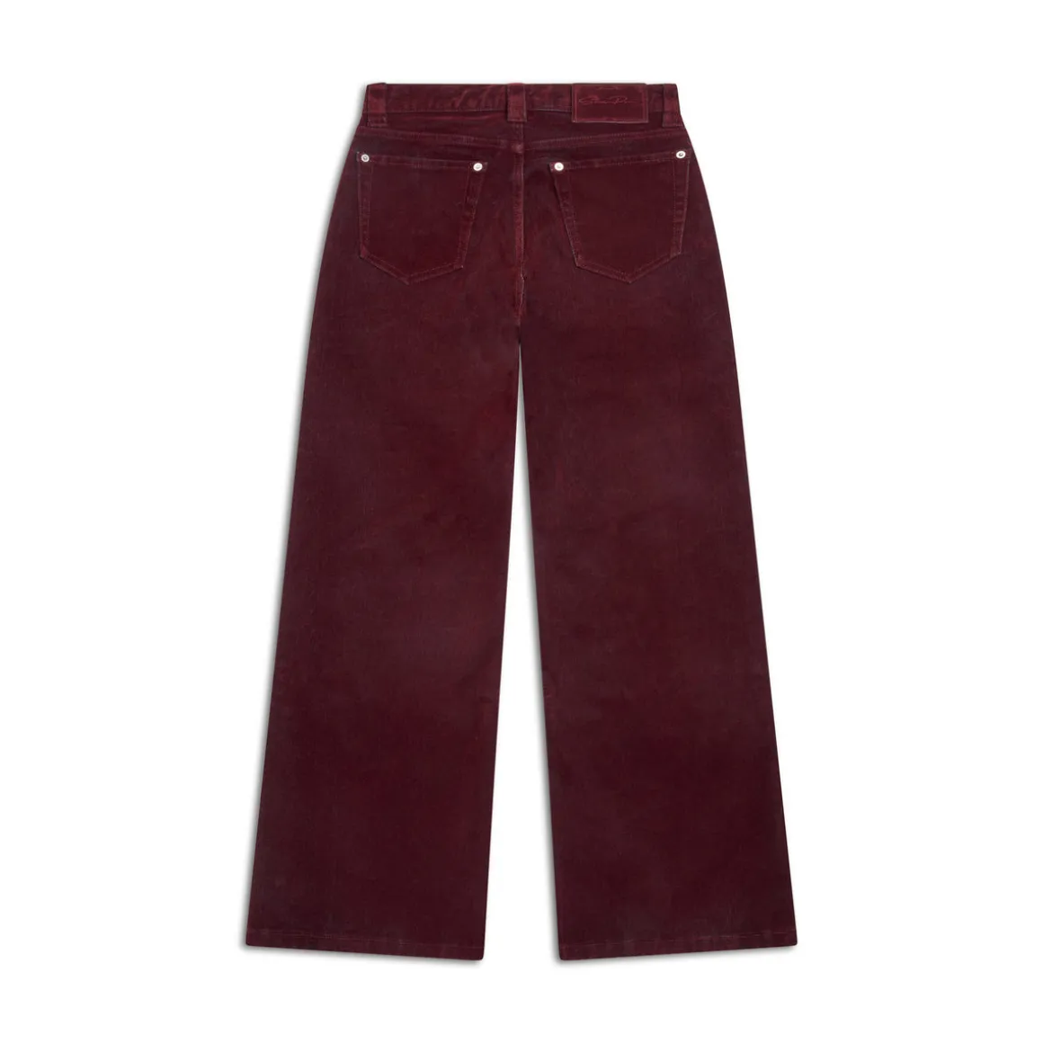 WMNS VELVET DENIM BORDEAUX RED