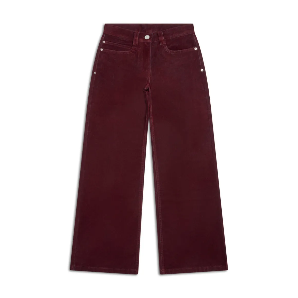 WMNS VELVET DENIM BORDEAUX RED