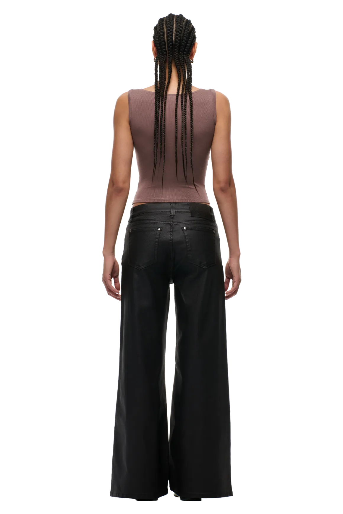 WMNS WIDE DENIM HASH BROWNIE