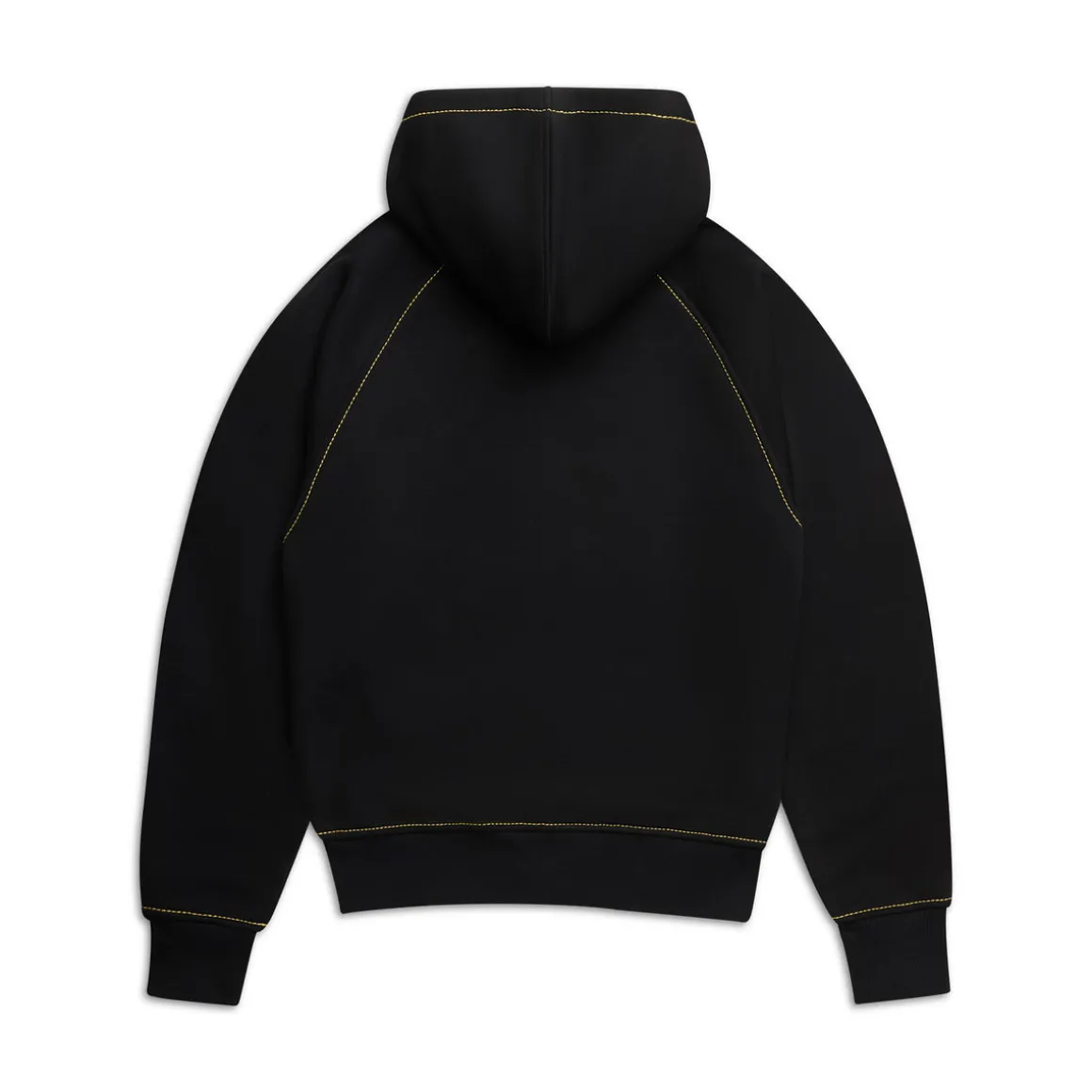 WORDMARK ZIPPER HOODIE BLACK