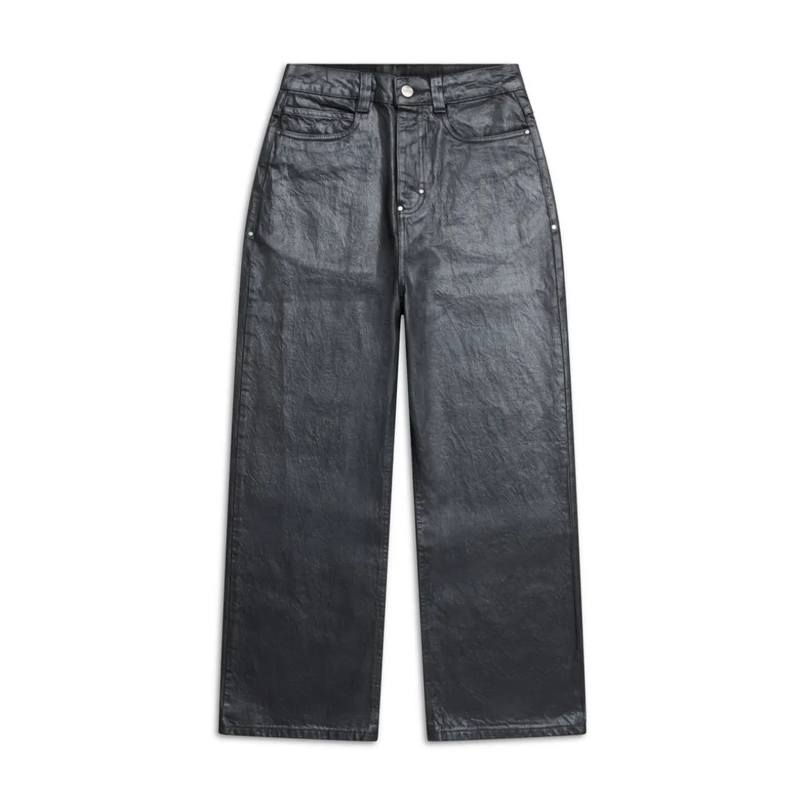 X-TRA WIDE COATED DENIM DARK CHROME