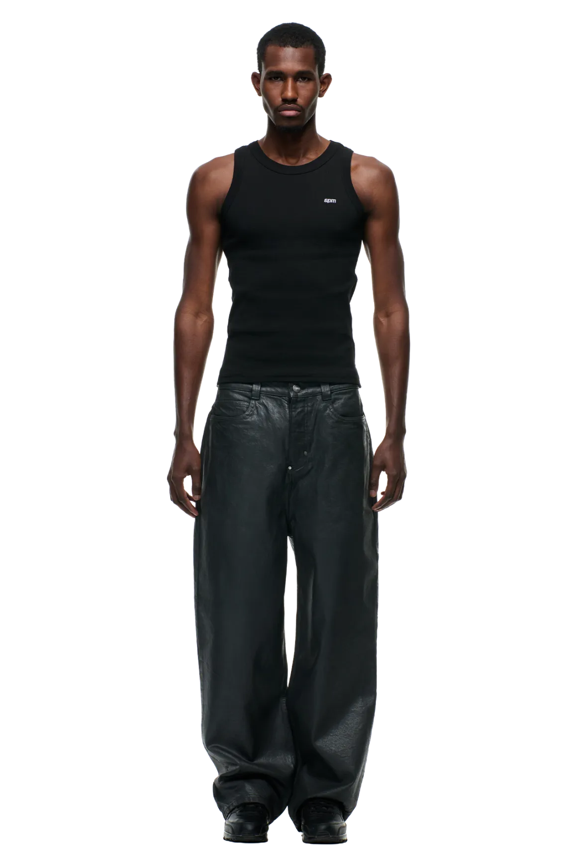 X-TRA WIDE COATED DENIM DARK CHROME