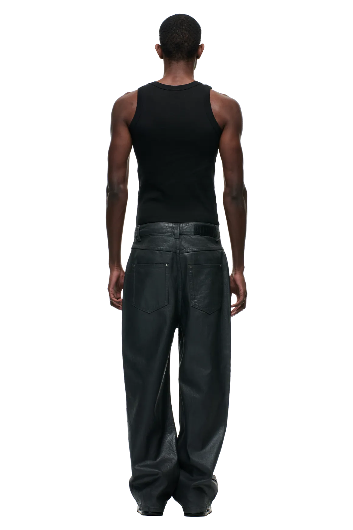 X-TRA WIDE COATED DENIM DARK CHROME