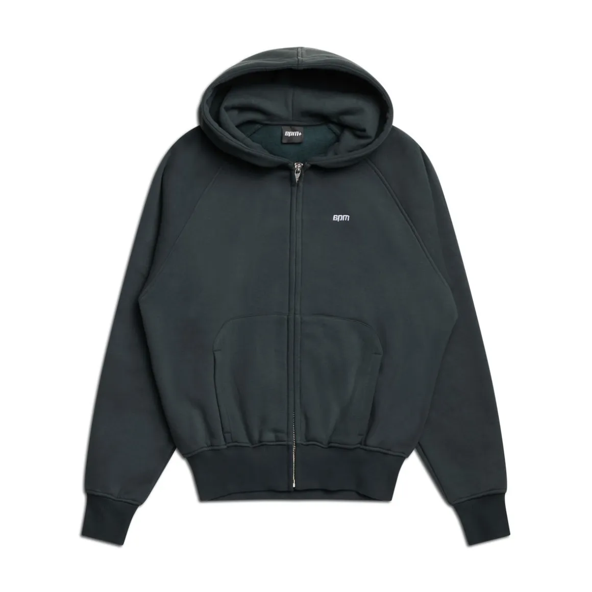 ZIP HOODIE DARK EMERALD