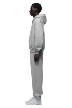 ZIP HOODIE GREY MELANGE