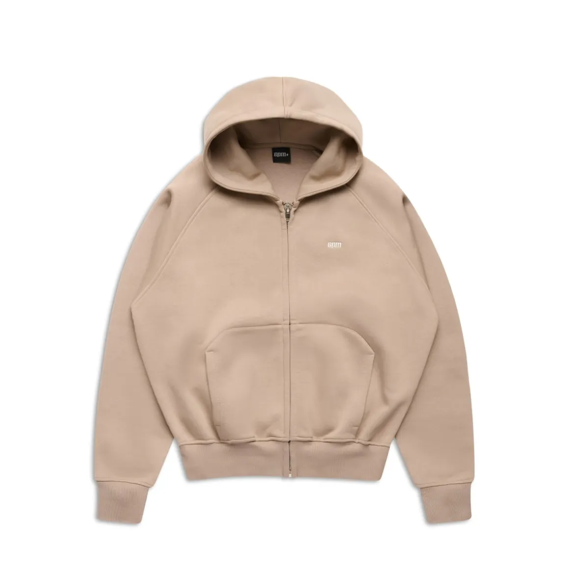 ZIP HOODIE MOCCA CREAM